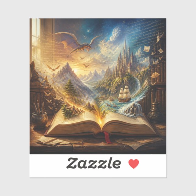 Open Book Adventure Paintings.  (Sheet)