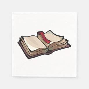 Open Book Paper Napkins