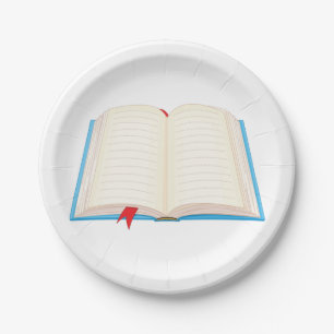 Open Book Paper Plate