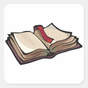 Open Book Stickers