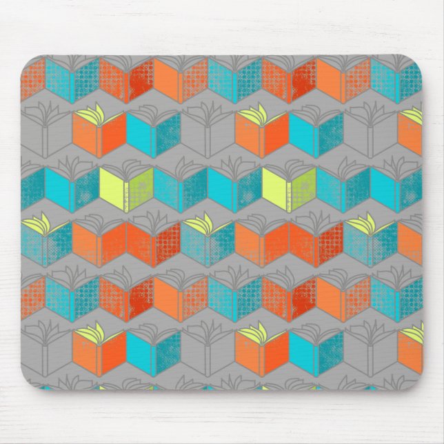 Open books mouse pad (Front)