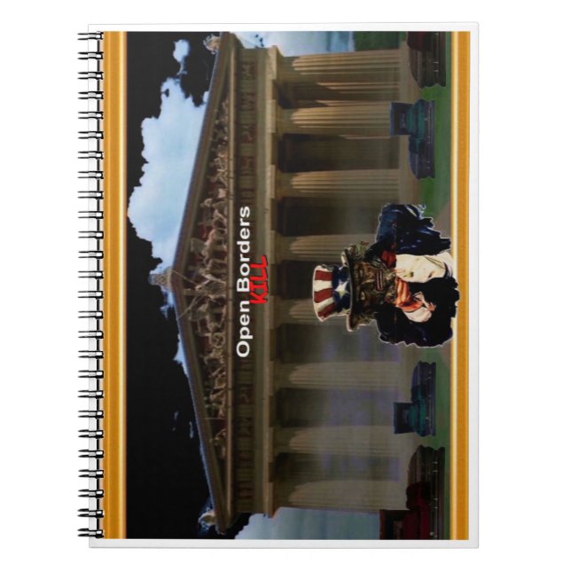 Open borders notebook (Front)