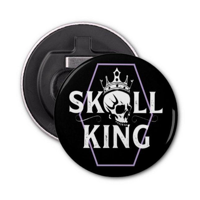 Open bottles, skull design bottle opener (Front)