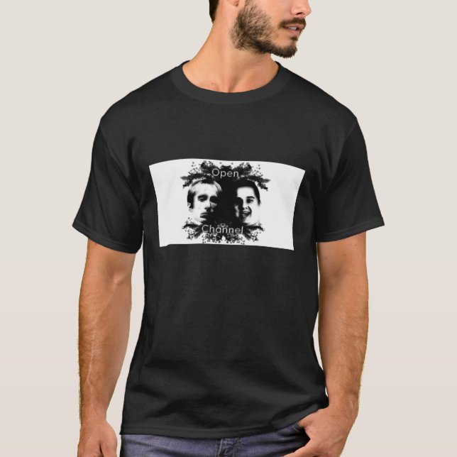 Open Channel Black T T-Shirt (Front)