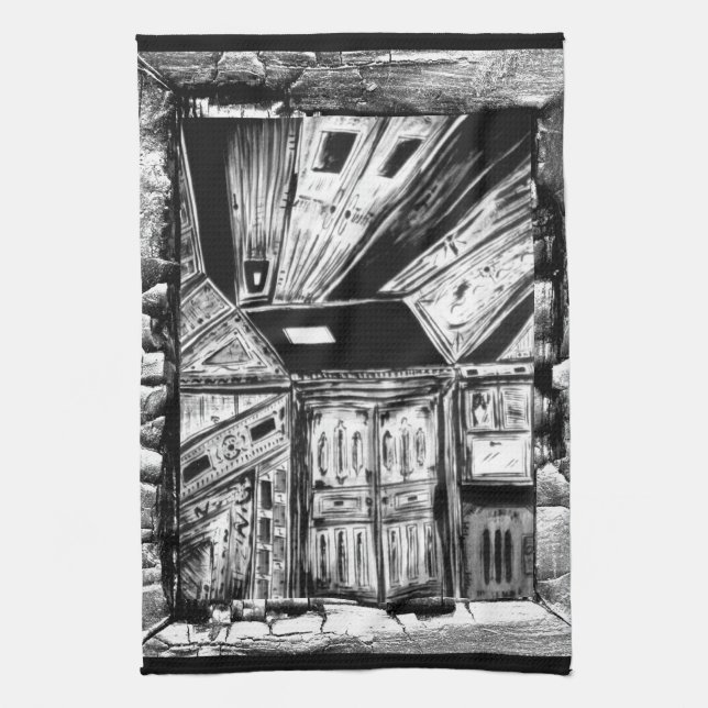 Open Doors Tea Towel (Vertical)