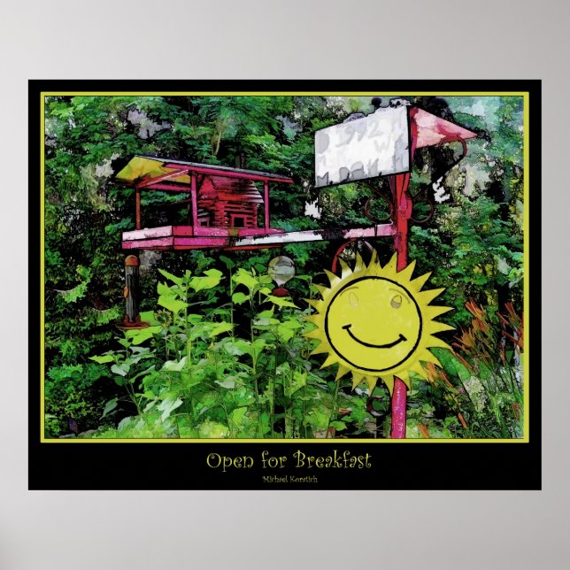 Open for Breakfast Poster (Front)