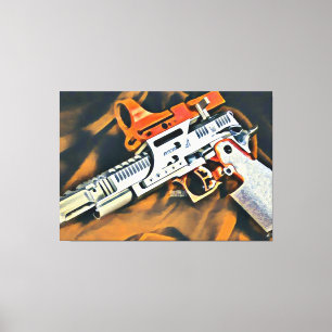 Open Gun 2 Canvas Print