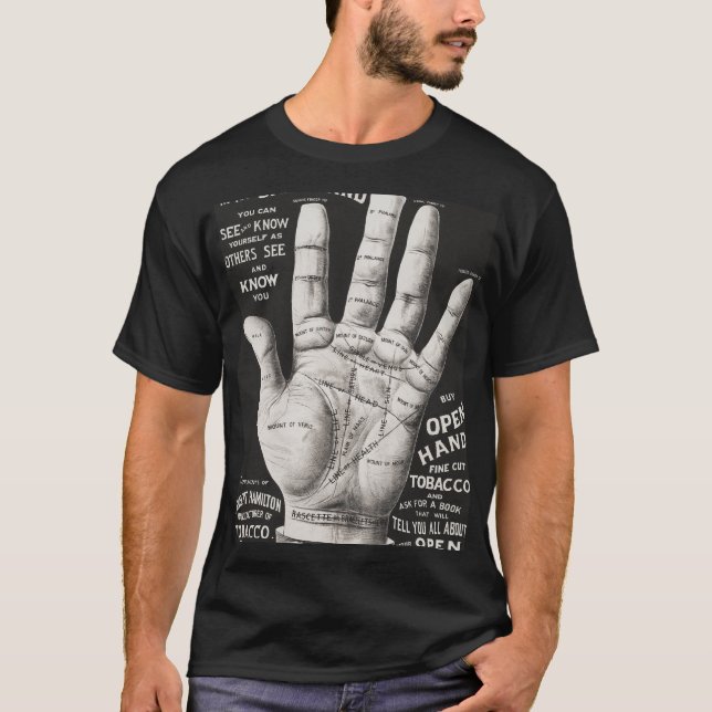 Open hand, palm reading T-Shirt (Front)