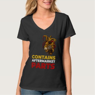 Open Heart Bypass Surgery Contains Aftermarket Par T-Shirt