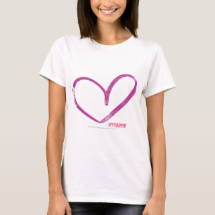 Open Heart Purple T-Shirt