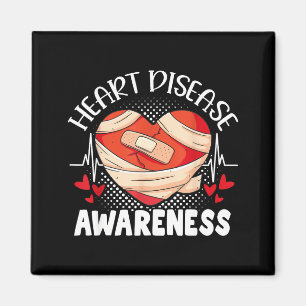 Open Heart Surgery Byp Awareness Heart Heart Disea Magnet