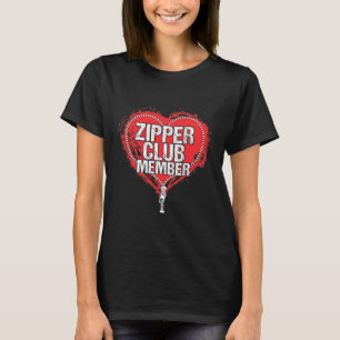 Open Heart Surgery Humour Funny Zipper Club Member T-Shirt