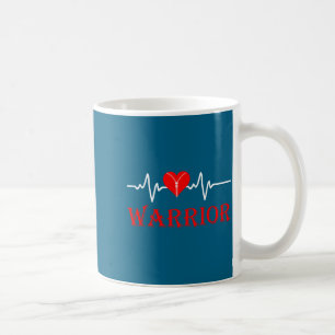 Open Heart Surgery Recovery Survivor Heart Warrior Coffee Mug