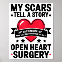 Open Heart Surgery Scars Tell A Story, Heart Attac