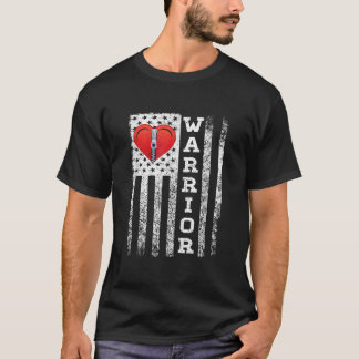 Open Heart Surgery Warrior Gift For Heart Patients T-Shirt