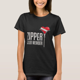 Open heart surgery, zipper club member funny T-Shirt