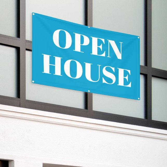 OPEN HOUSE Banner (Outside Building)