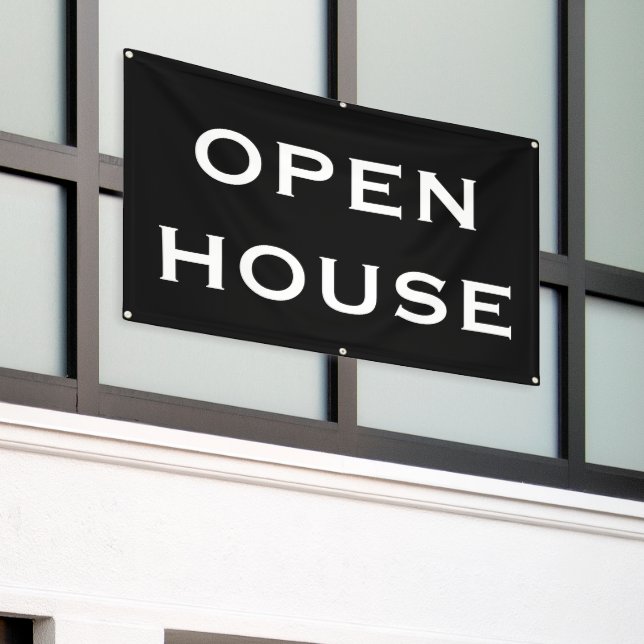 OPEN HOUSE Banner (Outside Building)