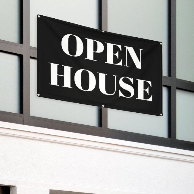 OPEN HOUSE Banner (Outside Building)