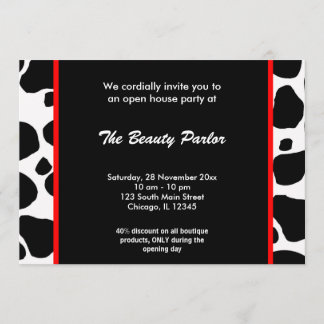 Open House Boutique Celebration Invitation
