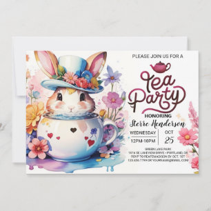 Open House Bunny's Wonderland Baby Shower Invitation