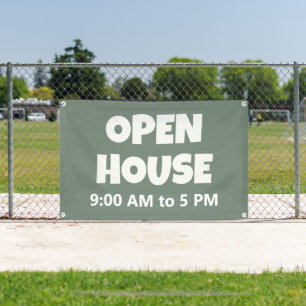 OPEN HOUSE Custom Banner
