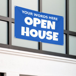 OPEN HOUSE Custom Banner