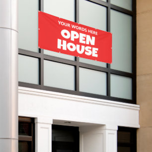 OPEN HOUSE Custom Banner