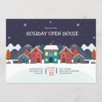 Open House Holiday Invitation