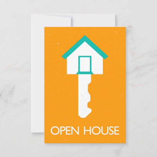 open house housekey invitation (Front)