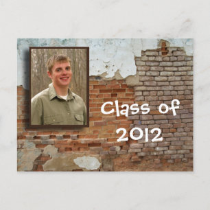 open house invitation - crumbling wall.