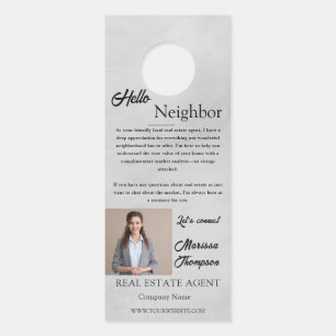 Open House Invitation Real Estate Farming Door Han Hanger