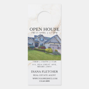 Open House Invitation Real Estate Farming Door Han Hanger