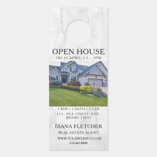 Open House Invitation Real Estate Farming Door Han Hanger