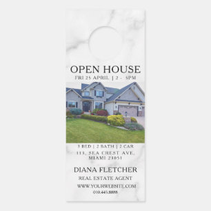 Open House Invitation Real Estate Farming Door Han Hanger