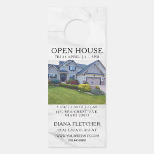 Open House Invitation Real Estate Farming Door Han Hanger