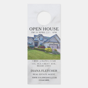 Open House Invitation Real Estate Farming Door Han Hanger