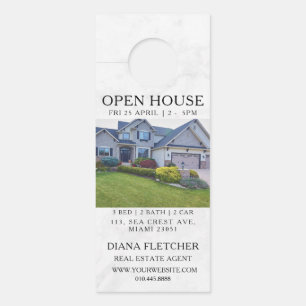 Open House Invitation Real Estate Farming Door Han Hanger