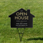 Open House Modern Real Estate Front Lawn Yard