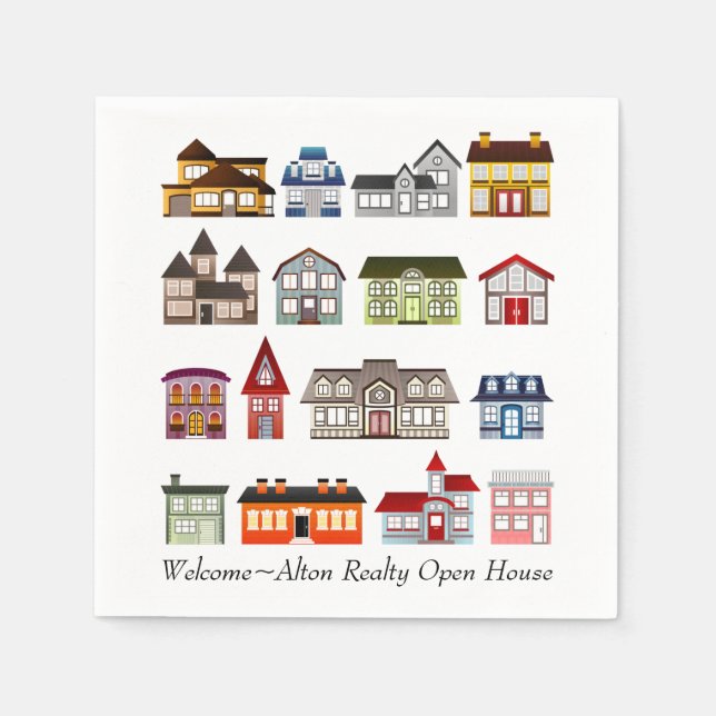 Open House Napkin (Front)