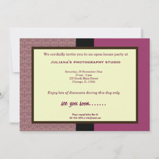 Open House New Business Invitation