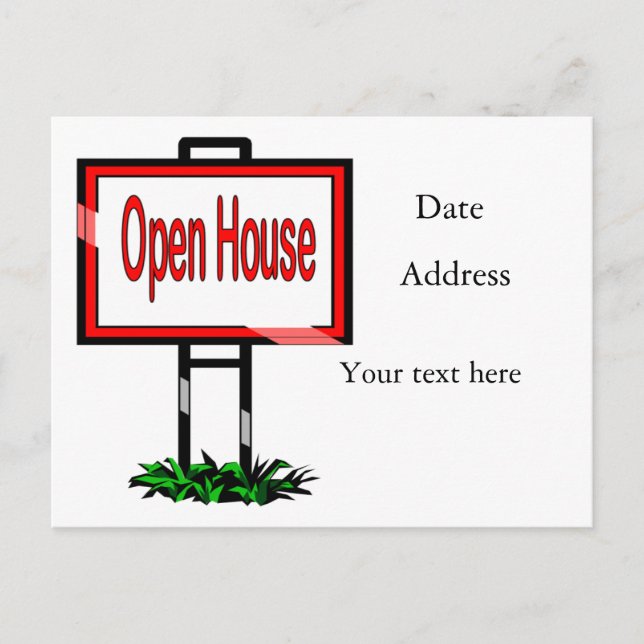 Open House Postcard (Front)