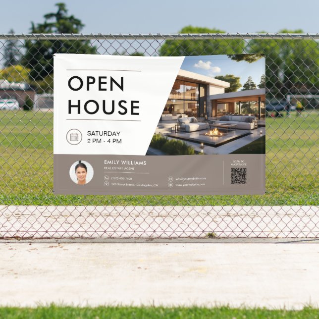 Open House Real Estate Broker Realtor Banner (Insitu)