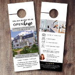 Open House Real Estate Marketing  Door Hanger<br><div class="desc">🏠 Real Estate Open House Door Hanger Tag • Neighbourhood Flyer • Modern Real Estate Farming Tools 🏠 Are you ready to take your marketing efforts to the next level? We take the time and stress out of making your own marketing materials with our professionally designed and easy-to-edit templates. Simply...</div>