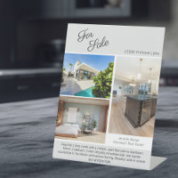 Open House Real Estate Photo Template Chic Grey