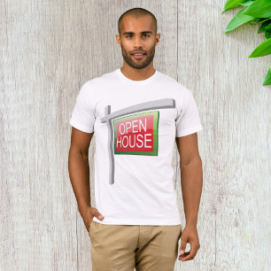 Open House Real Estate Sign Mens T-Shirt