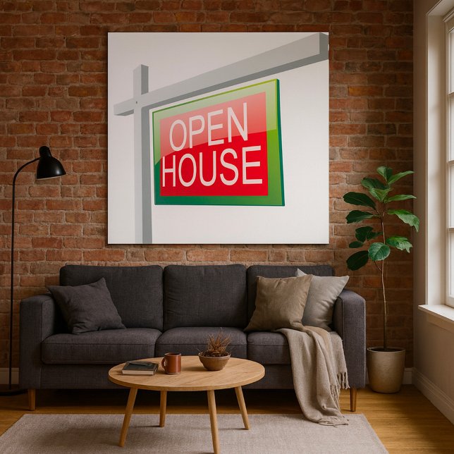 Open House Real Estate Sign Poster (Creator Uploaded)