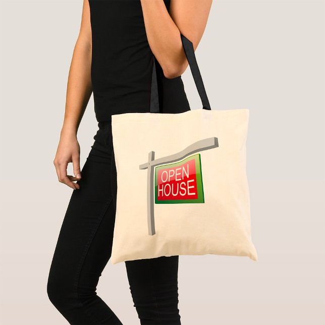 Open House Sign Tote Bag (Creator Uploaded)