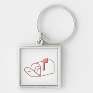 Open Mailbox Key Ring