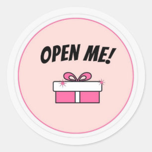 Open Me Sticker